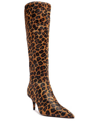 Women's Sasha Low Stiletto To-The-Knee Boots | Macy's