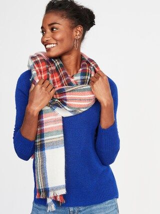 Flannel Blanket Scarf for Women | Old Navy US