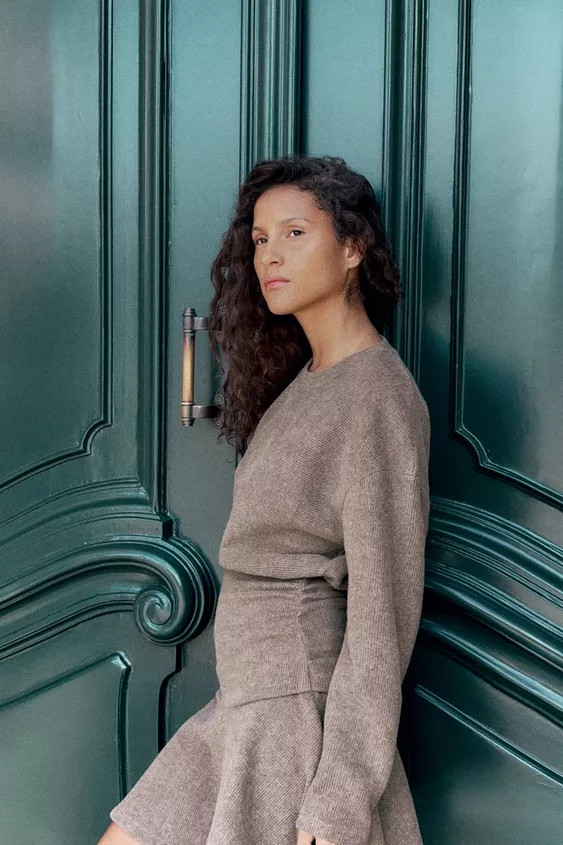 SOFT DRESS WITH FAJIN EFFECT | Zara UK