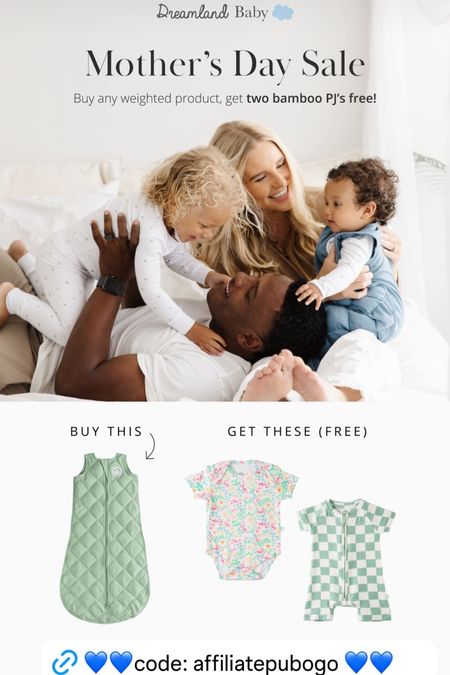 For 48 hours only your audience will have the opportunity to Buy a Sleep Sack and Get 2 Pairs of Pajamas Free!* It's an offer they won't want to miss out on. 

To take advantage of this fantastic promotion be sure to check out these special assets and share:


**code and link need to be used to for discount***

Also- my code Kissthisstyles saves you 15% off on the dreamland baby website 

Your code to share: AFFILIATEPJBOGO
Your unique link: https://dreamlandbabyco.com/HILARYKUTIK

Dreamland baby discount code
Dreamland baby sale
Dreamland baby bogo
Sleep sack
Bamboo pajamas 

#LTKkids #LTKbaby