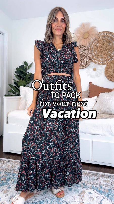 Amazon vacation outfits 
Wearing small in all 
Use code 25L3ND13 for last dress in reel
Deepself brand 40% off


#LTKStyleTip #LTKFindsUnder50 #LTKTravel