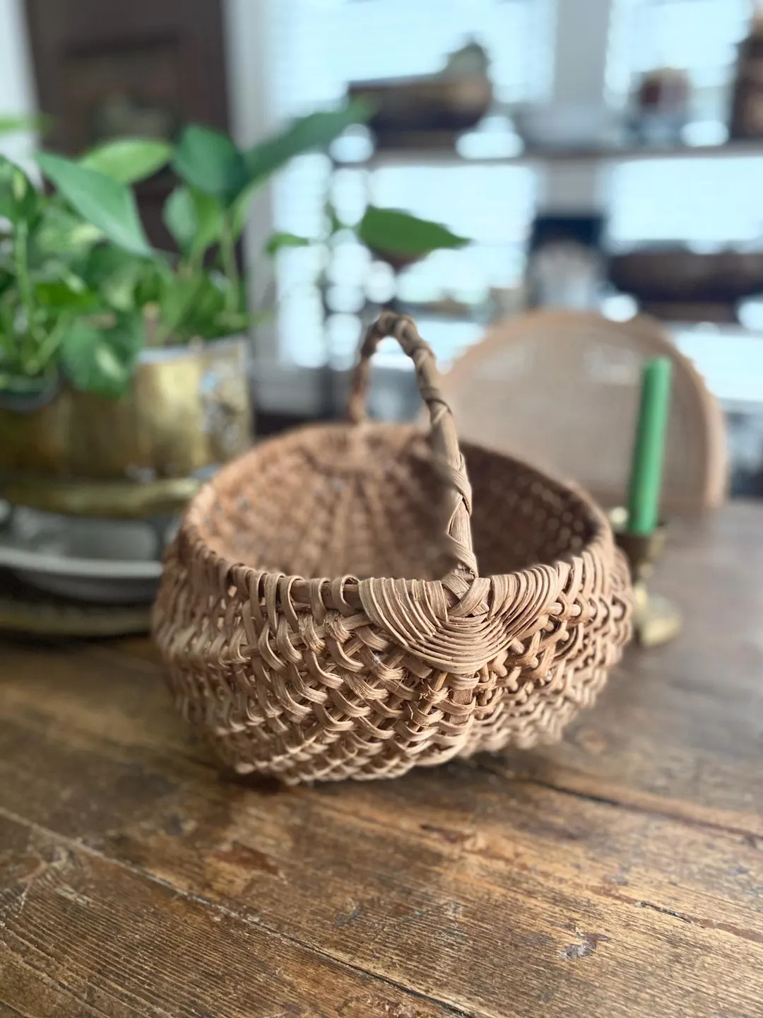 Vintage Egg Gathering Basket: Classic Farmhouse Decor | Etsy (US)