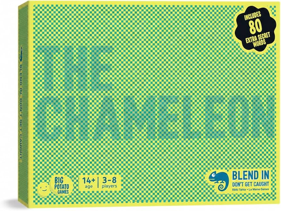The Chameleon: Award-Winning Bluffing Board Game for Family, Adults & Friends | Includes 80 Extra... | Amazon (US)