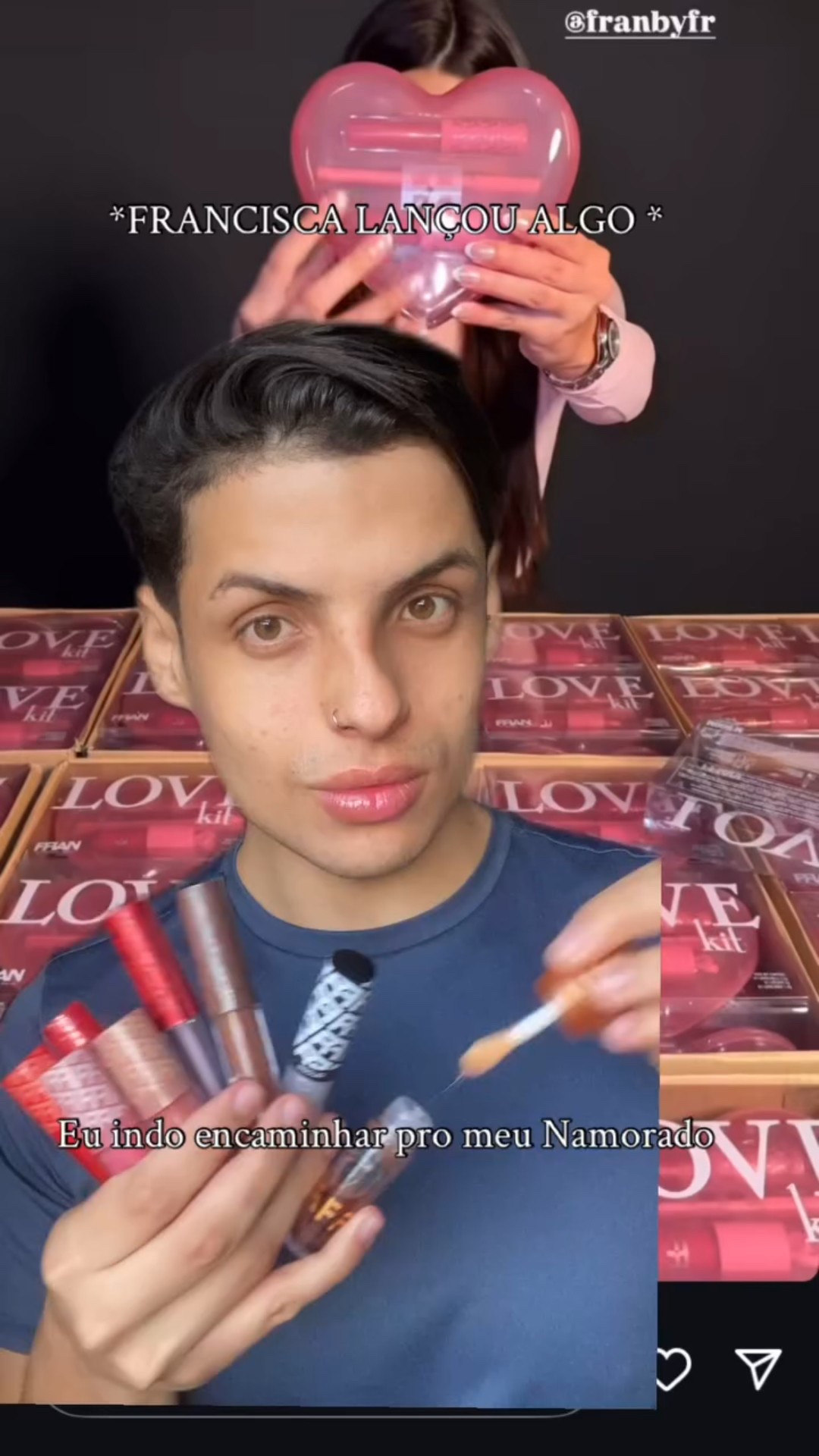 Jurooo 😮‍💨 Fran já pode tá me encaminhando ✨💖 @francinyehlke @franbyfr 

#lovekit #fran #franciny #francinyelhke #gloss #glossfran