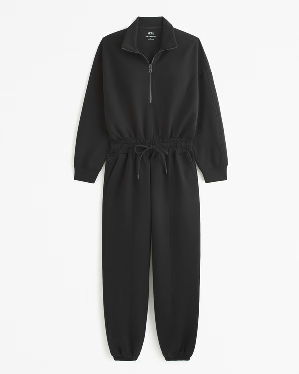 YPB neoKNIT Long-Sleeve Jumpsuit | Abercrombie & Fitch (US)