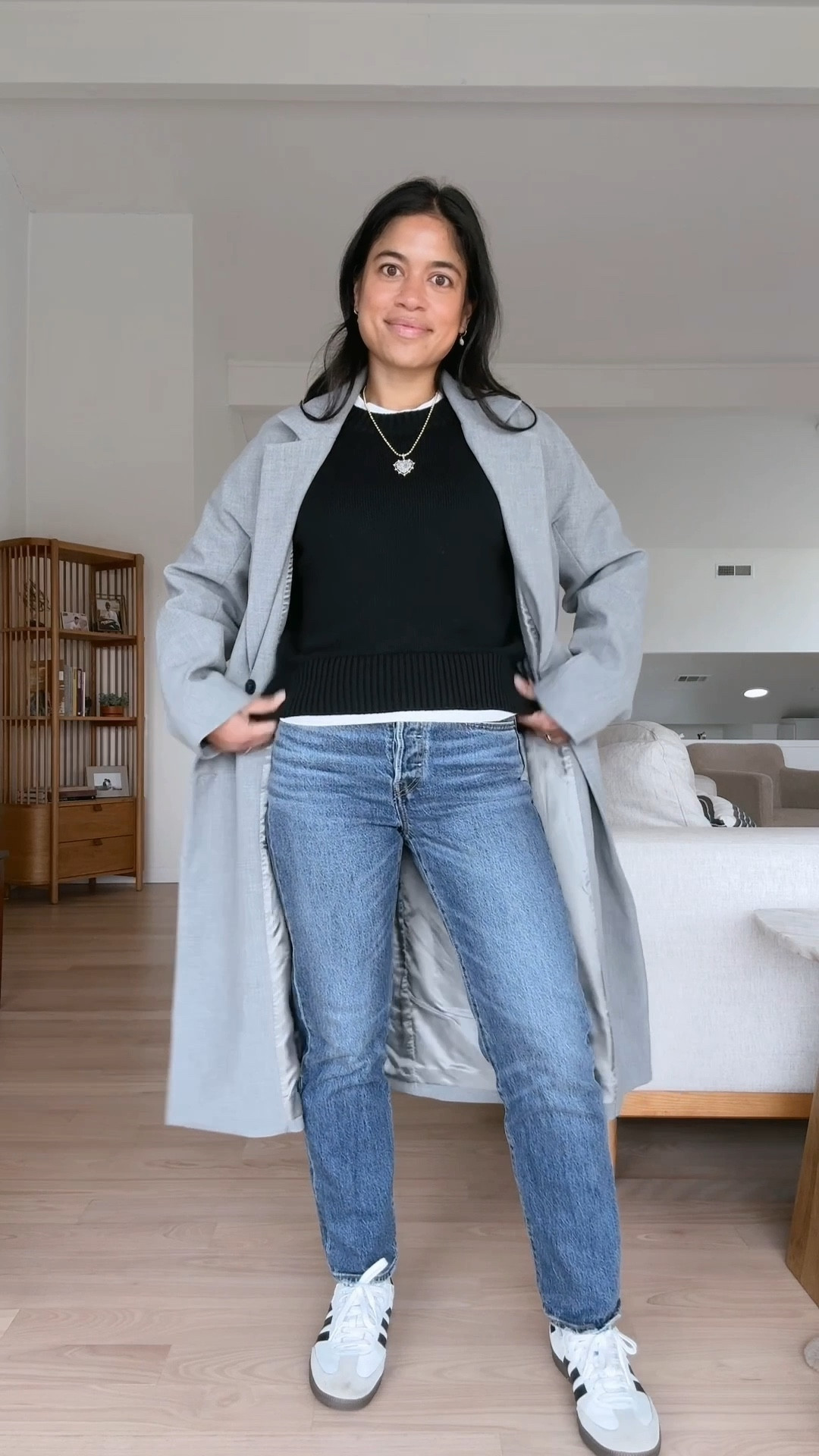 Casual chic outfit for a chilly day! 
My aritzia coat is on major sale! Wearing XXS

#LTKSeasonal #LTKootd #LTKSaleAlert