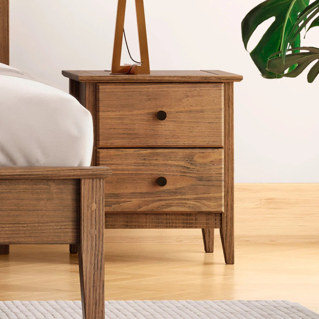 Greenport 20'' W Solid Wood Nightstand | Wayfair North America