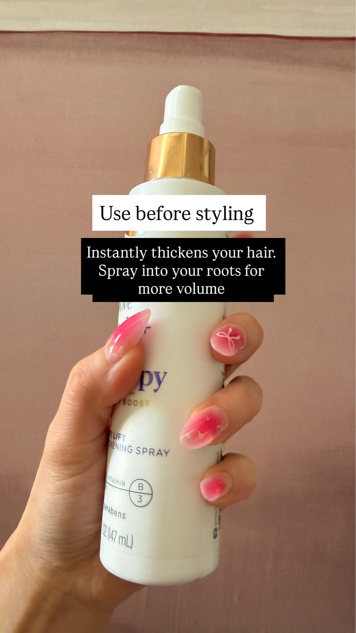 This root lift spray is great to add volume and thickness to your hair!



#LTKselfcare #LTKOver40 #LTKBeauty