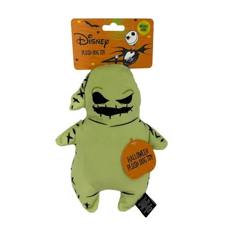 Disney Halloween Dog Toy, Nightmare vefore Christmas, Oogie Boogie, Plush, Squeaky, Green, 8" | Walmart (US)
