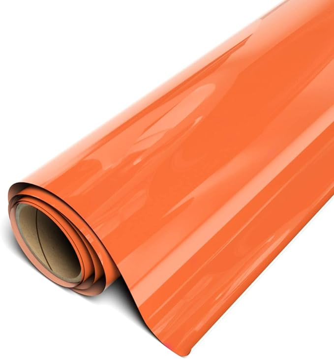 Siser EasyWeed Heat Transfer Vinyl 11.8" x 5ft Roll (Orange) - - Compatible, Cricut, Silhouette a... | Amazon (US)