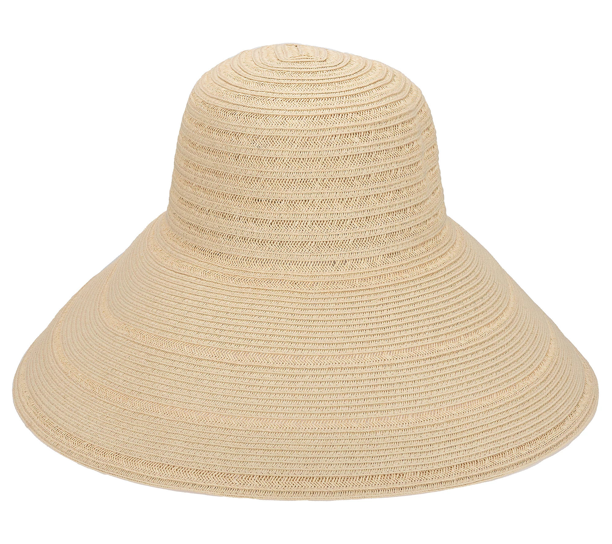 San Diego Hat Co. 6-Way Ultrabraid Round Crown Sun Hat | QVC