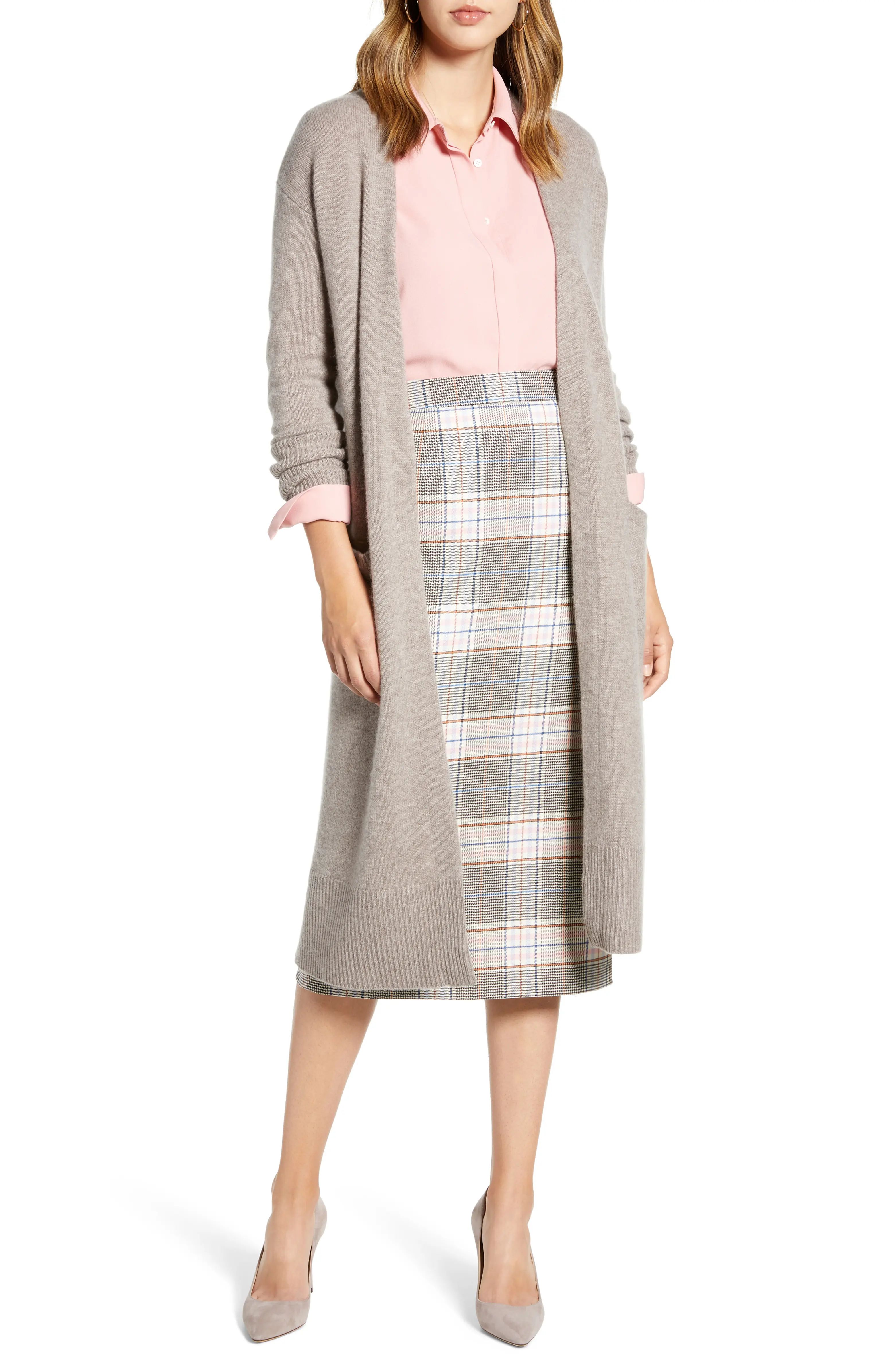 Wool & Cashmere Long Cardigan | Nordstrom