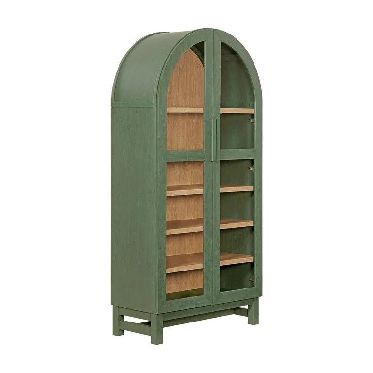 Better Homes & Gardens Juliet Arch Cabinet, Deep Green Finish | Walmart (US)