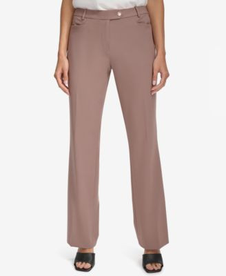 Calvin Klein Women's Modern Fit Trousers - Macy's | Macy's