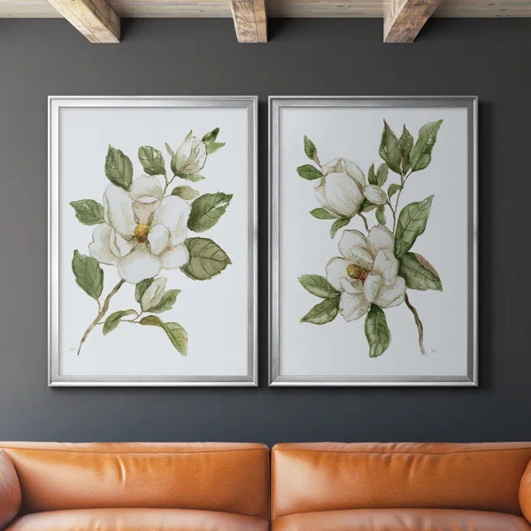 " Magnolia Morning I Premium " 2 - Pieces Painting Print on Canvas | Wayfair North America