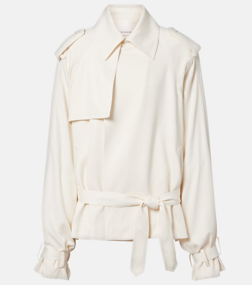 The Frankie Shop Elva cropped trench coat | Mytheresa (US/CA)
