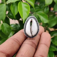 By the Seashore Cowrie Adjustable Ring - Etsy | Etsy (Global)