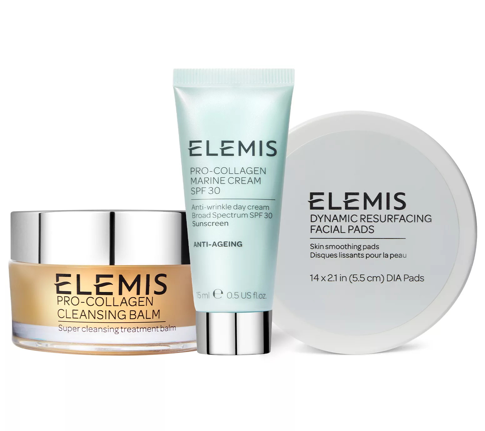 ELEMIS It List Cleanse, Treat & Moisturize Discovery Set - QVC.com | QVC