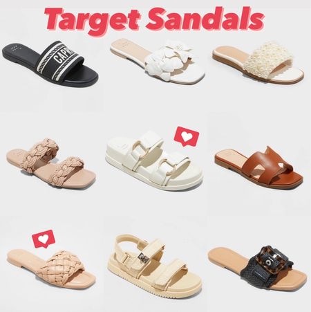 20% off all Target Sandals today ❤️ 

#LTKSpringSale #LTKshoecrush #LTKfindsunder50