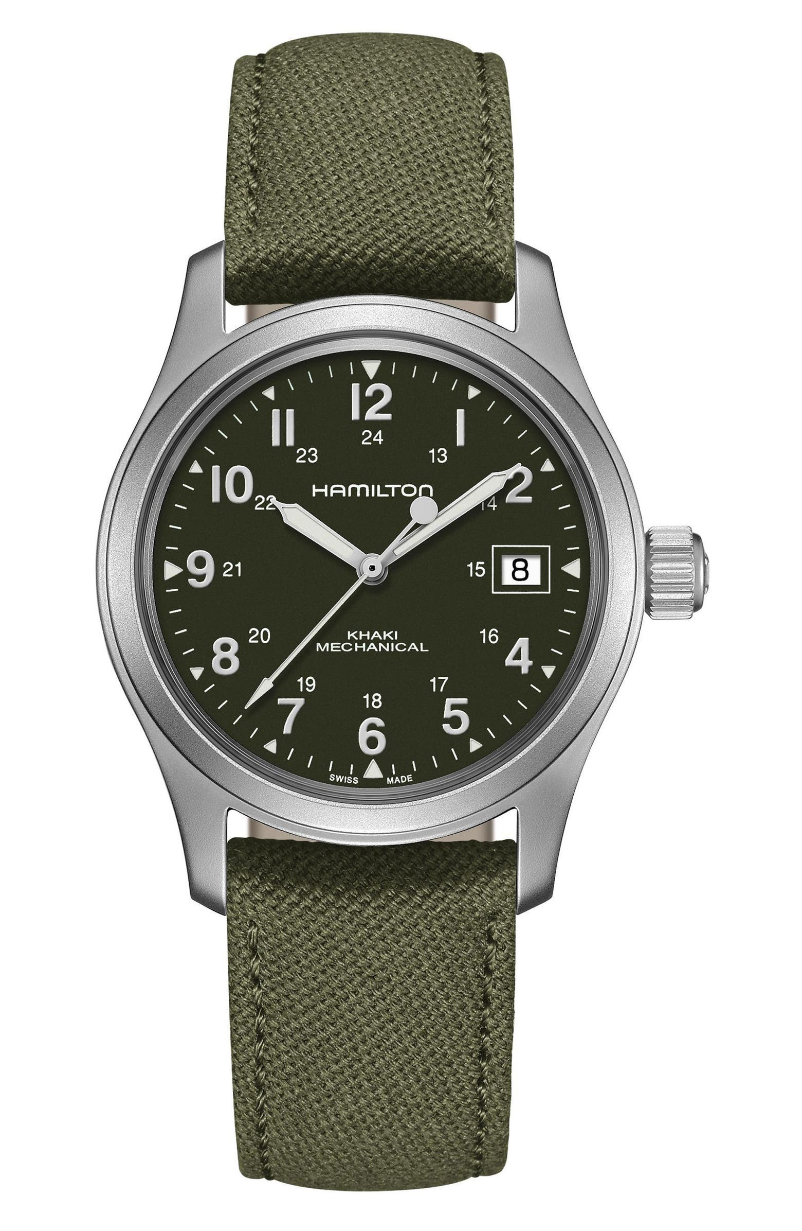 Khaki Field Canvas Strap Watch, 40mm | Nordstrom