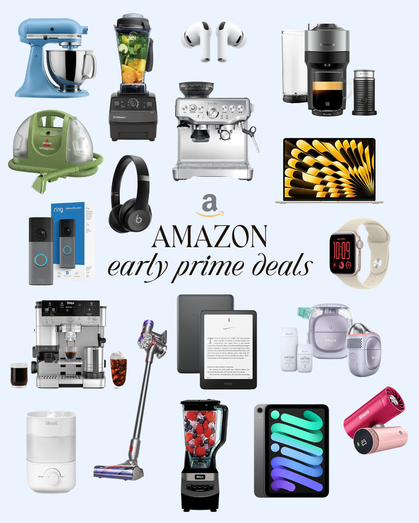 [10/5/26] Amazon early Prime deals are here! 🤍

Amazon early Prime deals, Amazon Prime Day deals, Amazon finds, sale finds, home deals, kitchen finds, coffee maker, espresso machine, vacuum cleaner, beauty tools, tech deals, everyday essentials, gift ideas, best sellers 

 #LTKHome #LTKSaleAlert