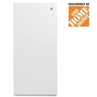 GE Garage Ready 14.2 cu. ft. Frost Free Upright Freezer in White FUF14QRRWW - The Home Depot | The Home Depot