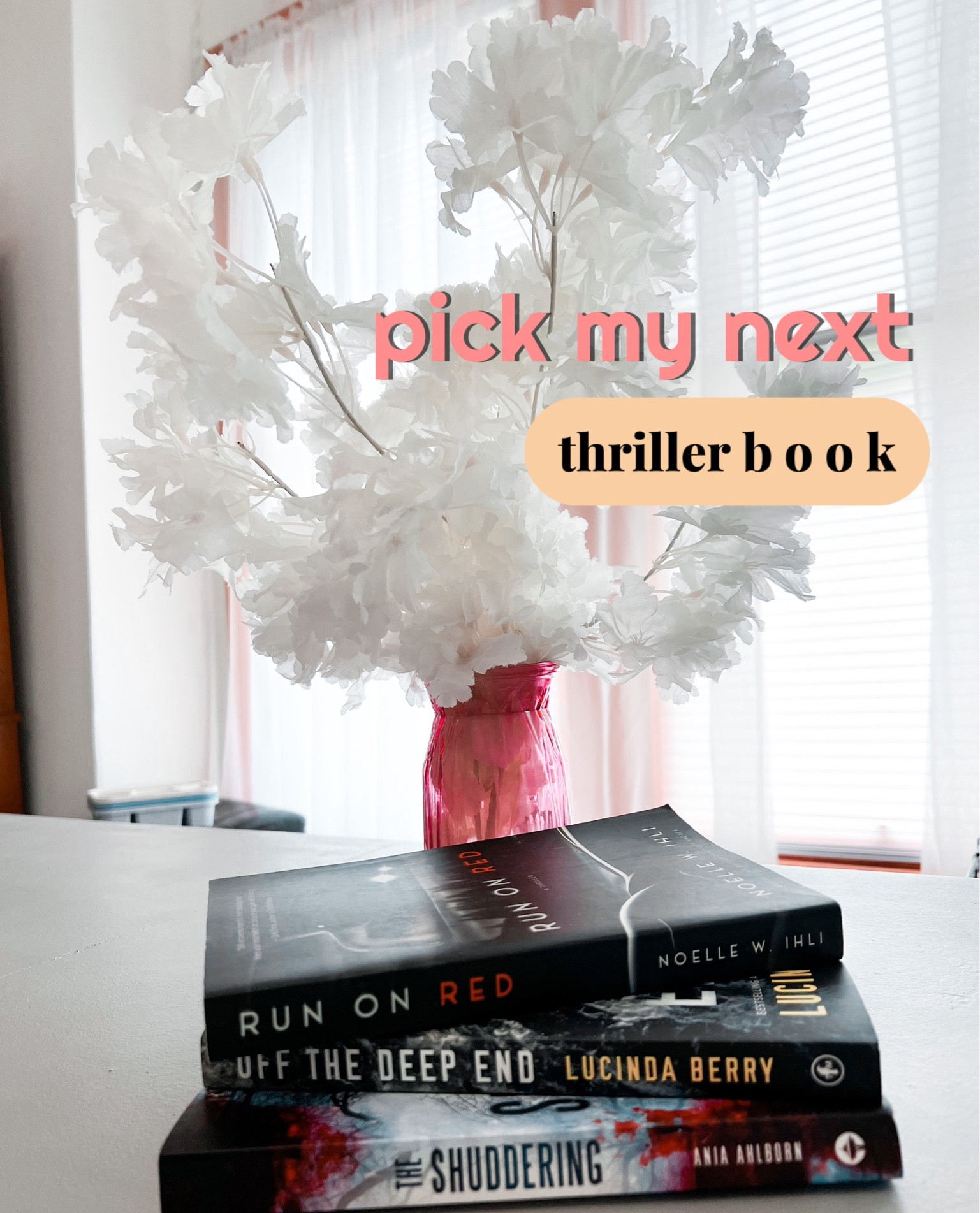 My current books on my “to read” shelf 🤓 I loveeee a good thriller book!!! 💗✨

#BookWorm #Book #ThrillerBooks #AmazonFinds 

#LTKhome #LTKunder50 #LTKFind