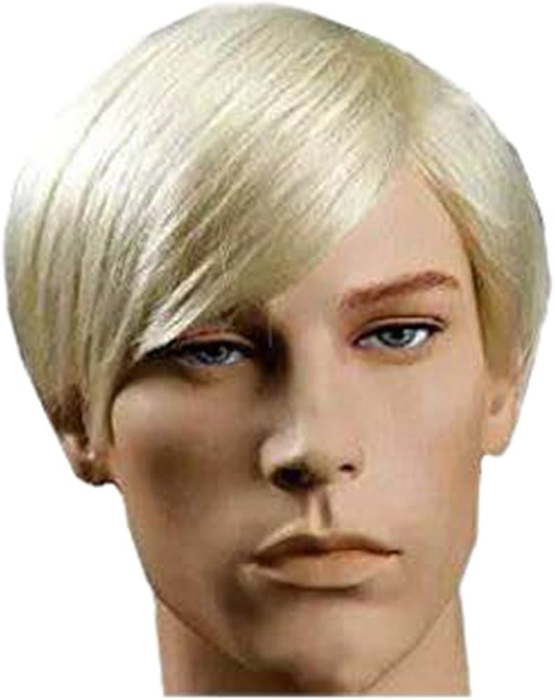 OYSRONG New Handsome Short Straight Golden Blonde Color Ken Costume Cosplay Heat Resistant Fibre ... | Amazon (US)