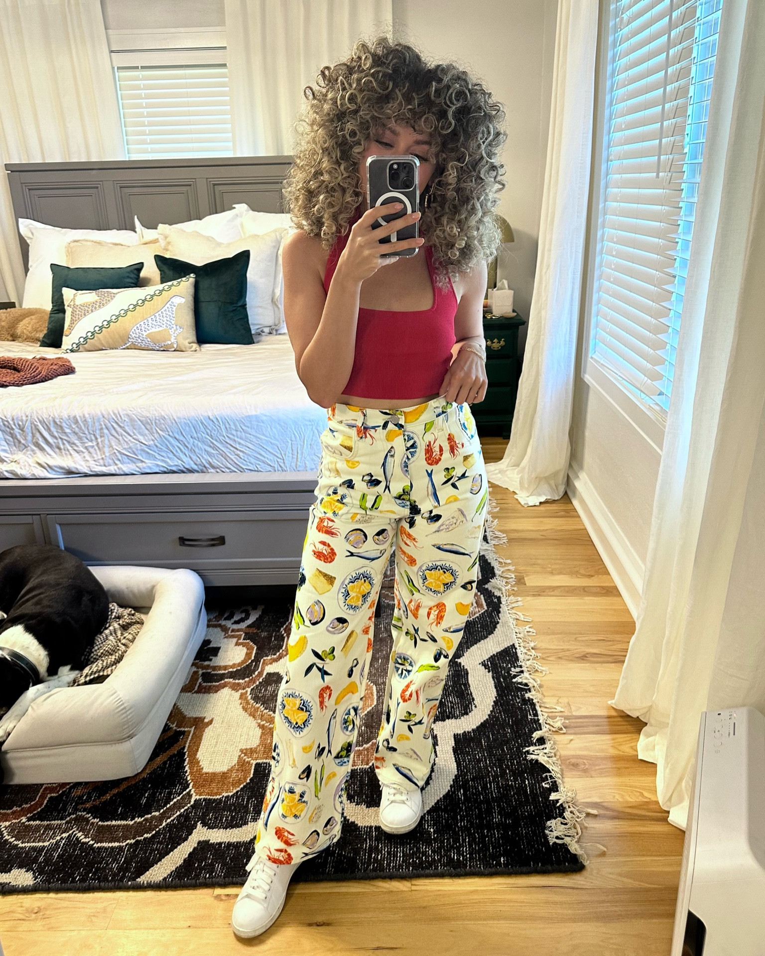 Pattern tapas pants! Summer outfit…. fun pants! Petite friendly! Wearing a size 2…go TTS 

#LTKSeasonal #LTKstyletip #LTKtravel