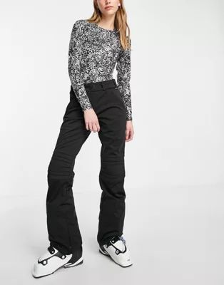 Surfanic Twiggy technical slim fit stretch ski trousers in black | ASOS | ASOS (Global)