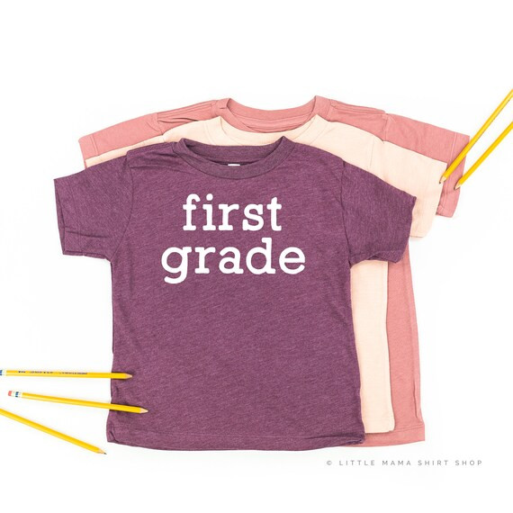 First Grade  Back to School  Kid Shirts  Little Boy Shirts | Etsy | Etsy (US)