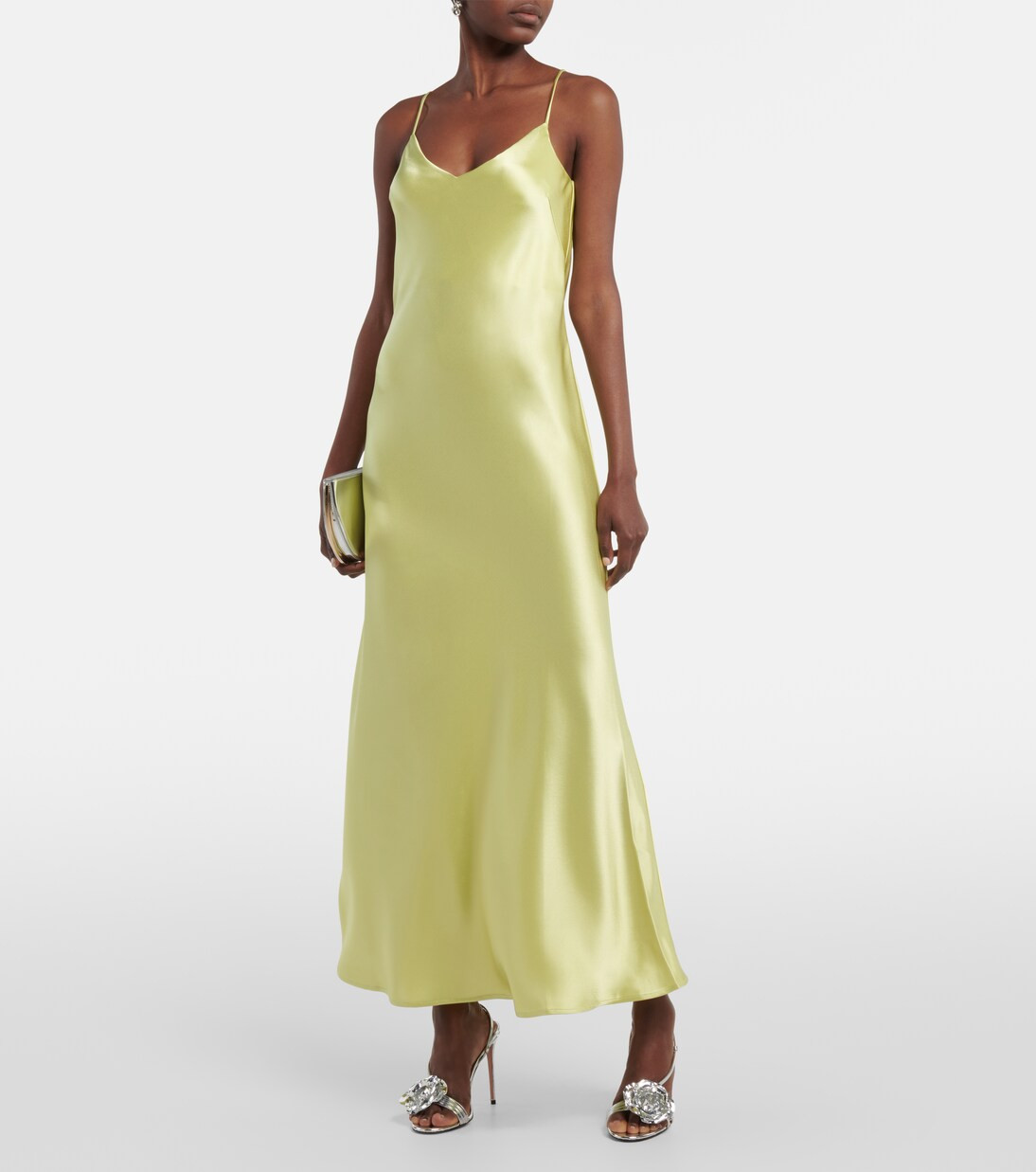 Cropped slip dress | Mytheresa (UK)