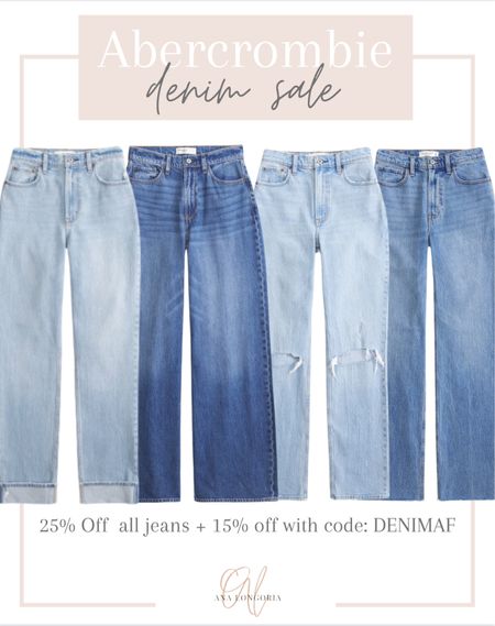 Abercrombie Denim Sale 

#LTKU #LTKSpringSale #LTKMostLoved