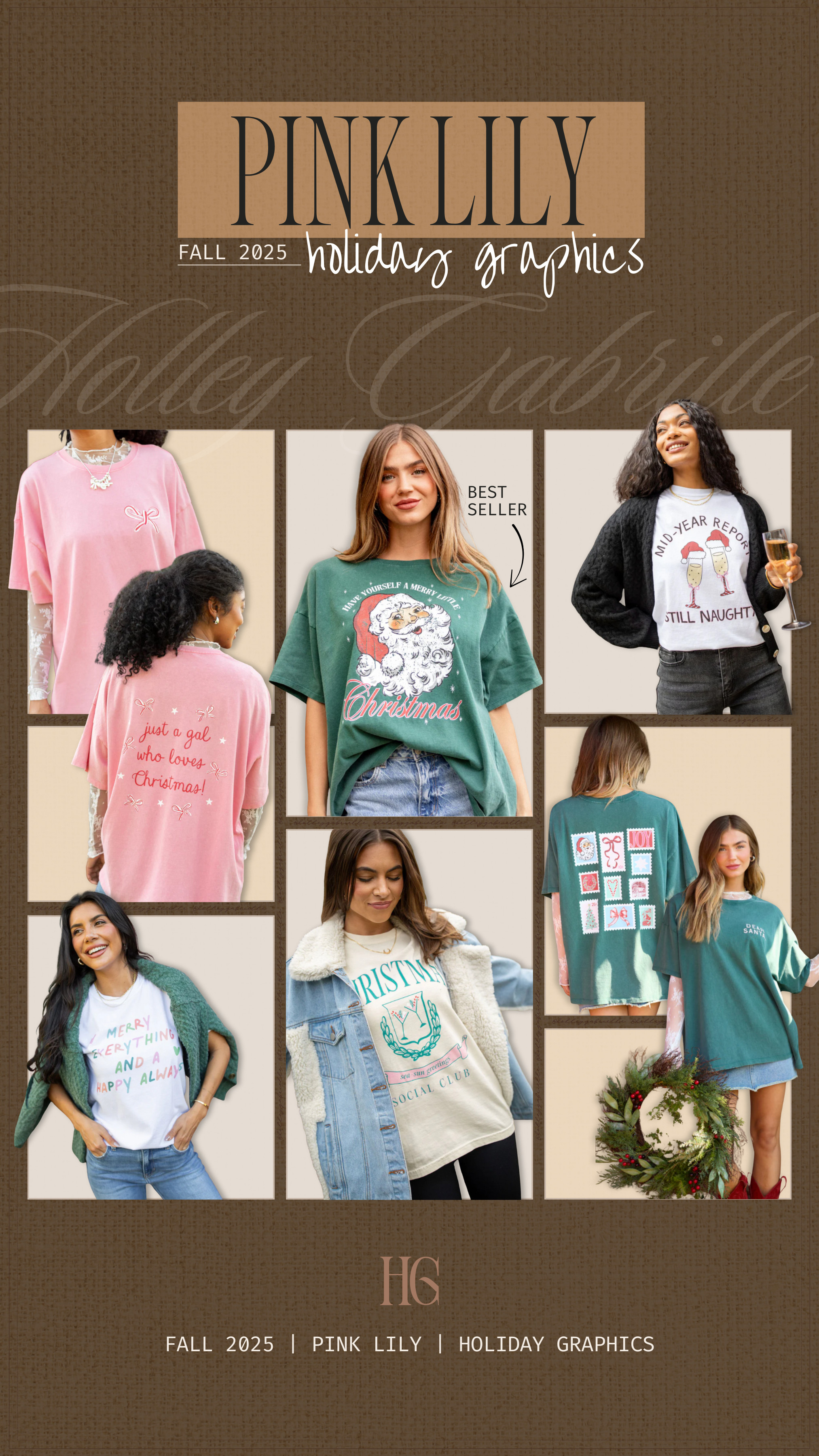 Pink Lily holiday graphics coming in slowly but surely 😌🎅🏼🎄 these always sell super quick! I prefer a L in their tees so they’re a bit oversized! Code HOLLEY to save! 

Festive / Christmas graphics / tshirts / crewnecks / Holley Gabrielle 
 

#LTKStyleTip #LTKSeasonal #LTKFindsUnder50
