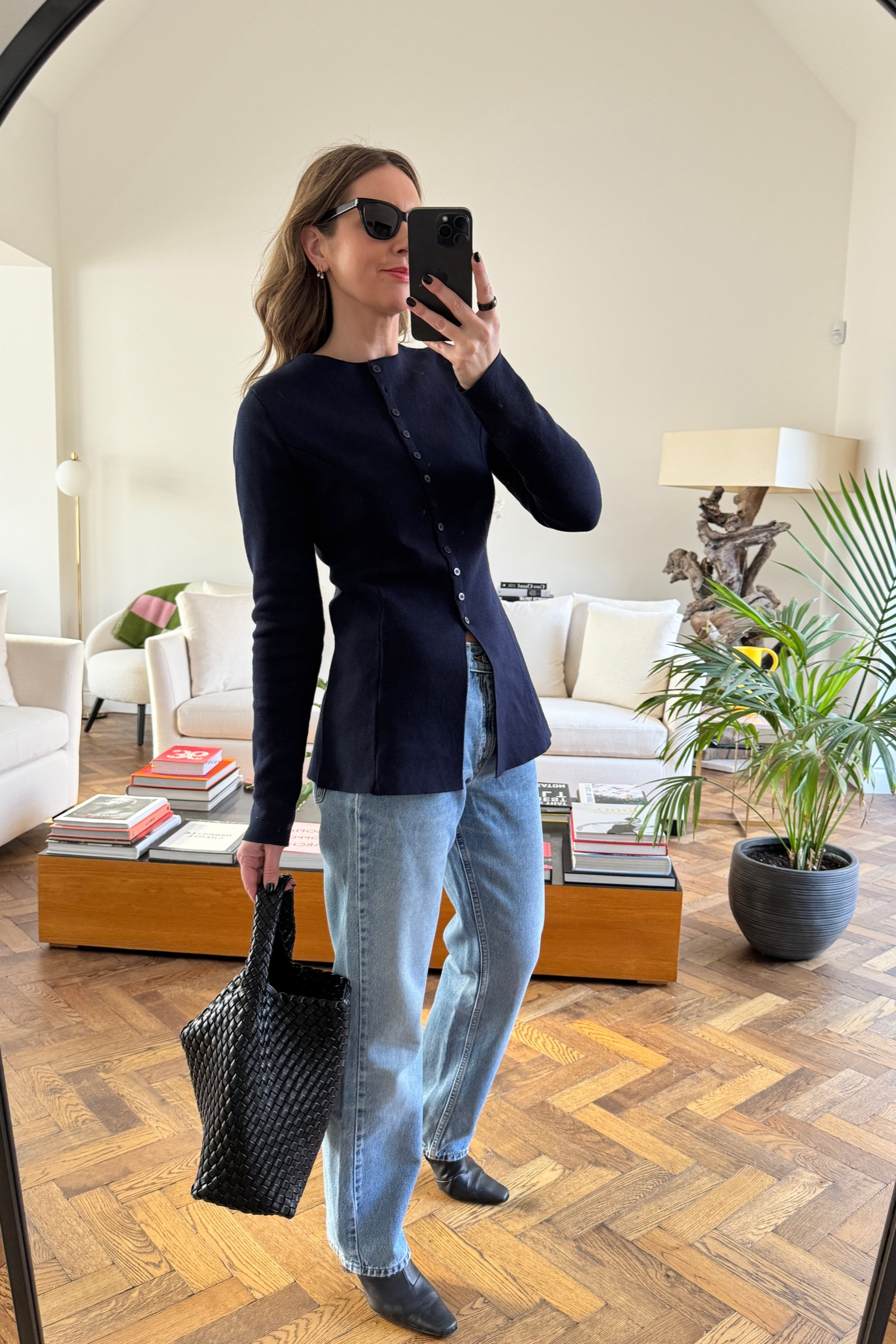 Aligne Cardigan + Vintage Levi’s | I’m wearing a size 10 in the cardigan 

#LTKeurope #LTKstyletip #LTKuk