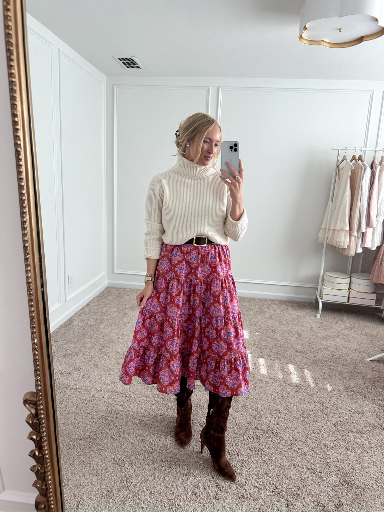 Paired a sweater, belt, and knee high boots with this beautiful Avara dress for an elevated fall workwear look! Wearing size small in both the sweater and dress. Use my code Amandaj15 for 15% off this dress. Elevated fall outfits // fall work outfits // workwear  // winery outfits // shopavara 

#LTKSeasonal #LTKWorkwear #LTKStyleTip