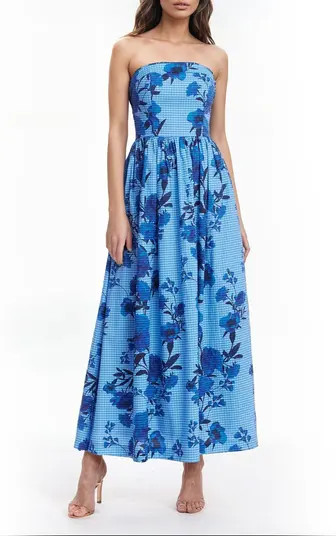 Jewel Badgley Mischka Strapless Maxi Dress | Nordstromrack | Nordstrom Rack