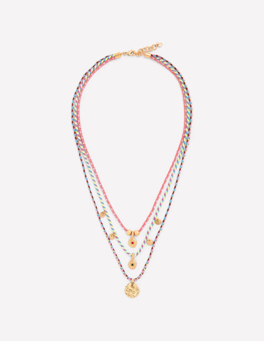 Three Layer Necklace-Multi | Boden (US)