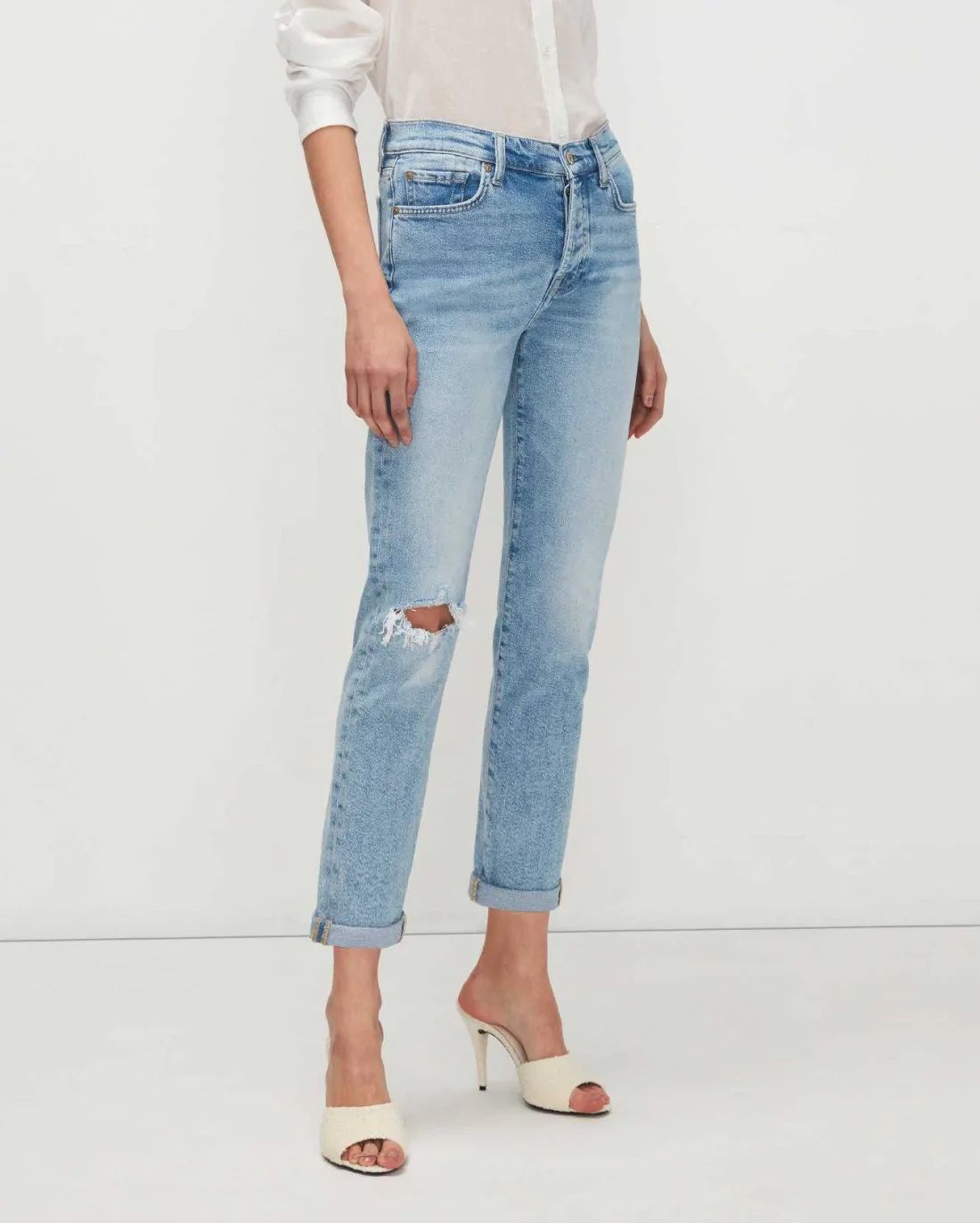 Luxe Vintage Josefina In Floral | 7 For All Mankind