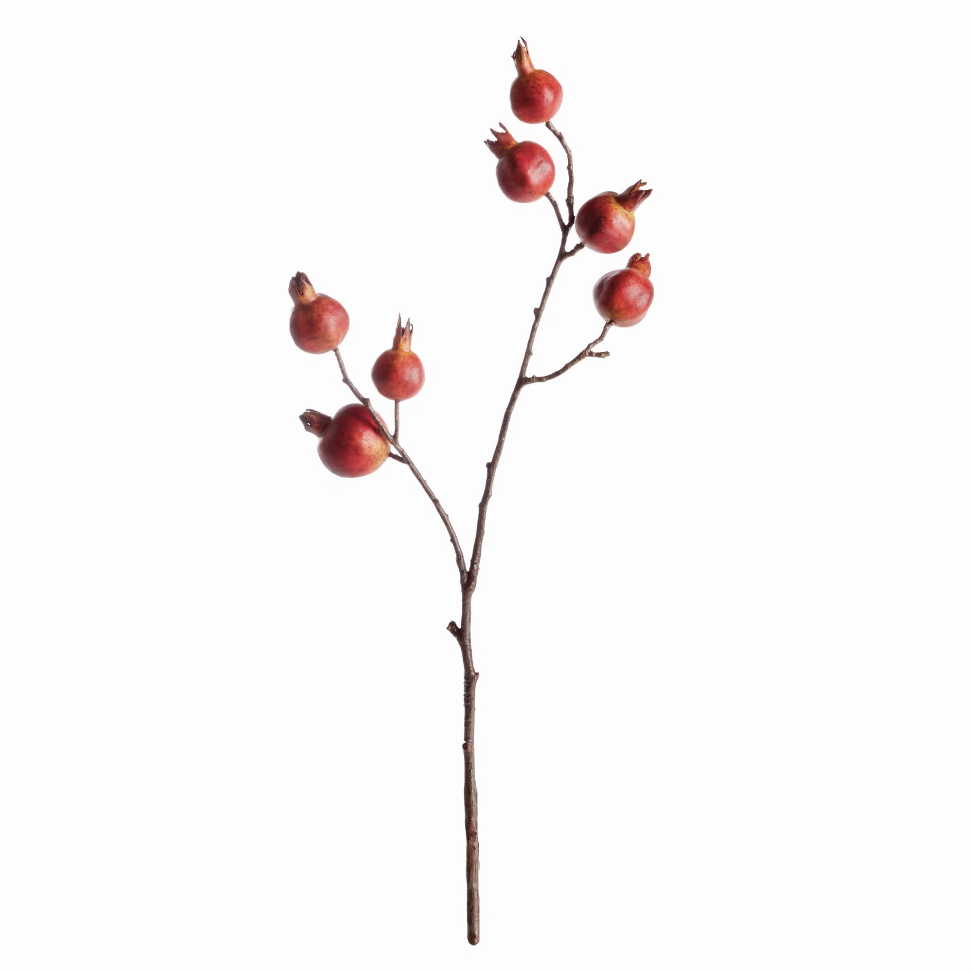 Realistic Faux Pomegranate Branch 21.5 in. | Wayfair North America