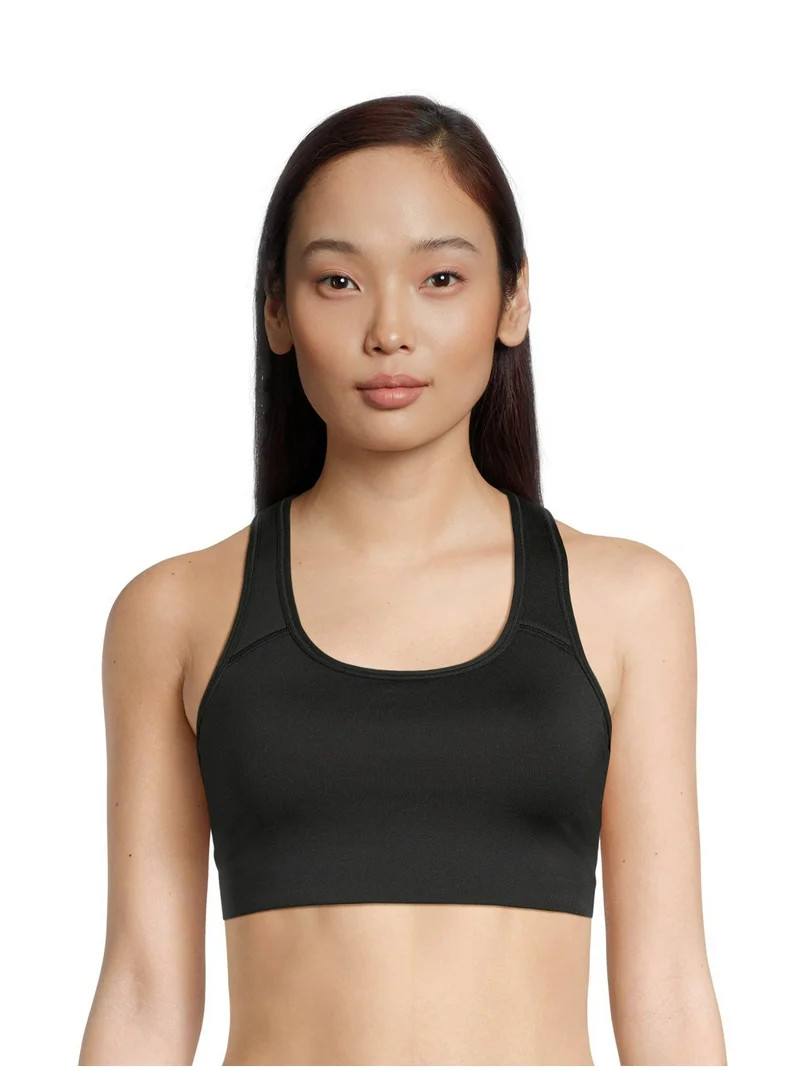 Avia Racerback Sports Bra for Women, Medium Support, S-XXXL | Walmart (US)