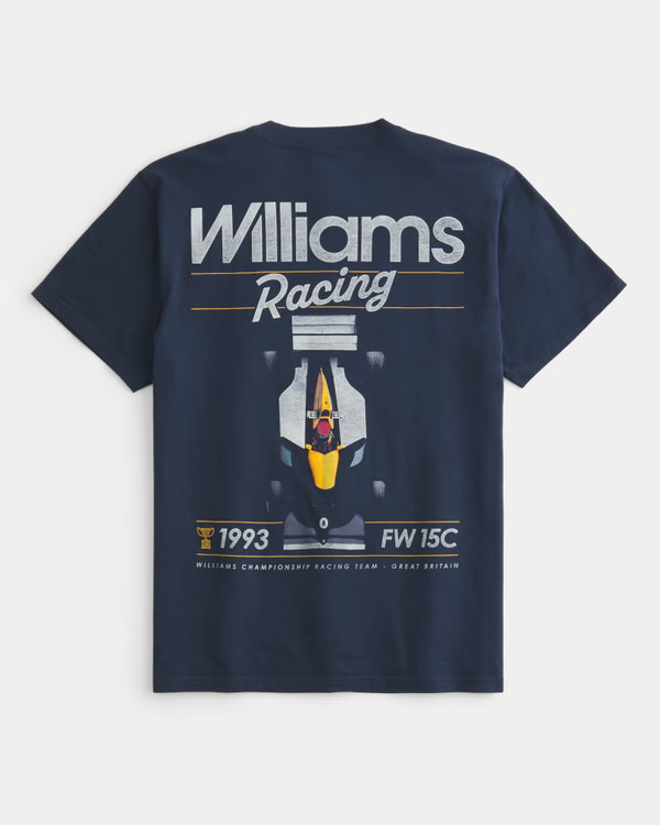 Relaxed Williams Racing Graphic Tee | Hollister (US)