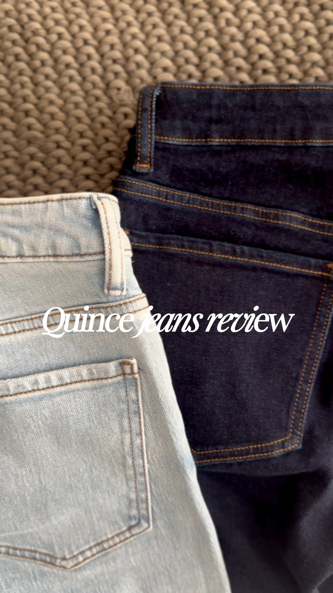 Quince ads found the right audience. 😆 Jeans review!

#LTKootd #LTKWorkwear