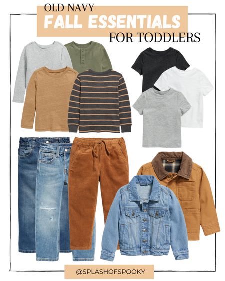 Fall staples you need in your toddler’s closet. Perfect for layering. 🎃🍂

#LTKkids #LTKSeasonal #LTKunder50