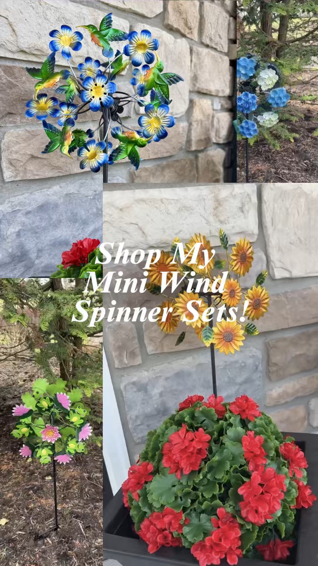 If your garden needs a little something extra this spring… this is it! 🌷✨Introducing my Set of Two Mini Wind Spinners 🩷 They’re now available in my new Frog pattern and everyone’s favorite Blue Hydrangea, they’re perfect for both indoor and outdoor spaces, and are such a fun way to add movement and color to your garden. Shop these Mini Wind Spinner Sets just in time for spring! 

#LTKHome #LTKSeasonal