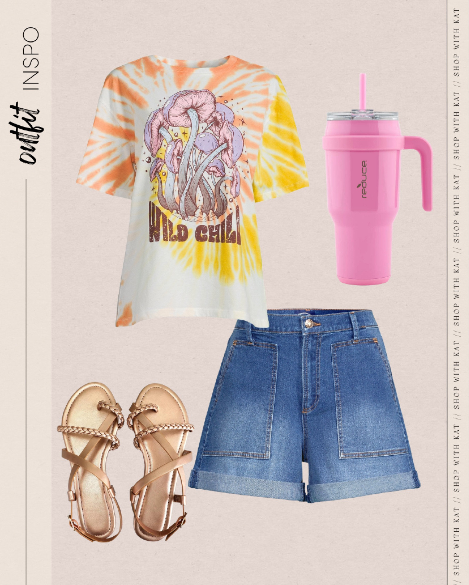 No Boundaries Juniors Screen T-Shirt - Outfit Idea Scoop Women's High Rise Denim Utility Shorts #walmartfashion #reducetumbler #gladiatorsandals

#LTKstyletip #LTKshoecrush #LTKunder50