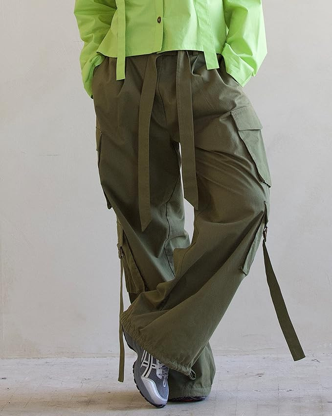 The Drop Women's Martini Olive Cargo Pants by @thenotoriouskia | Amazon (US)