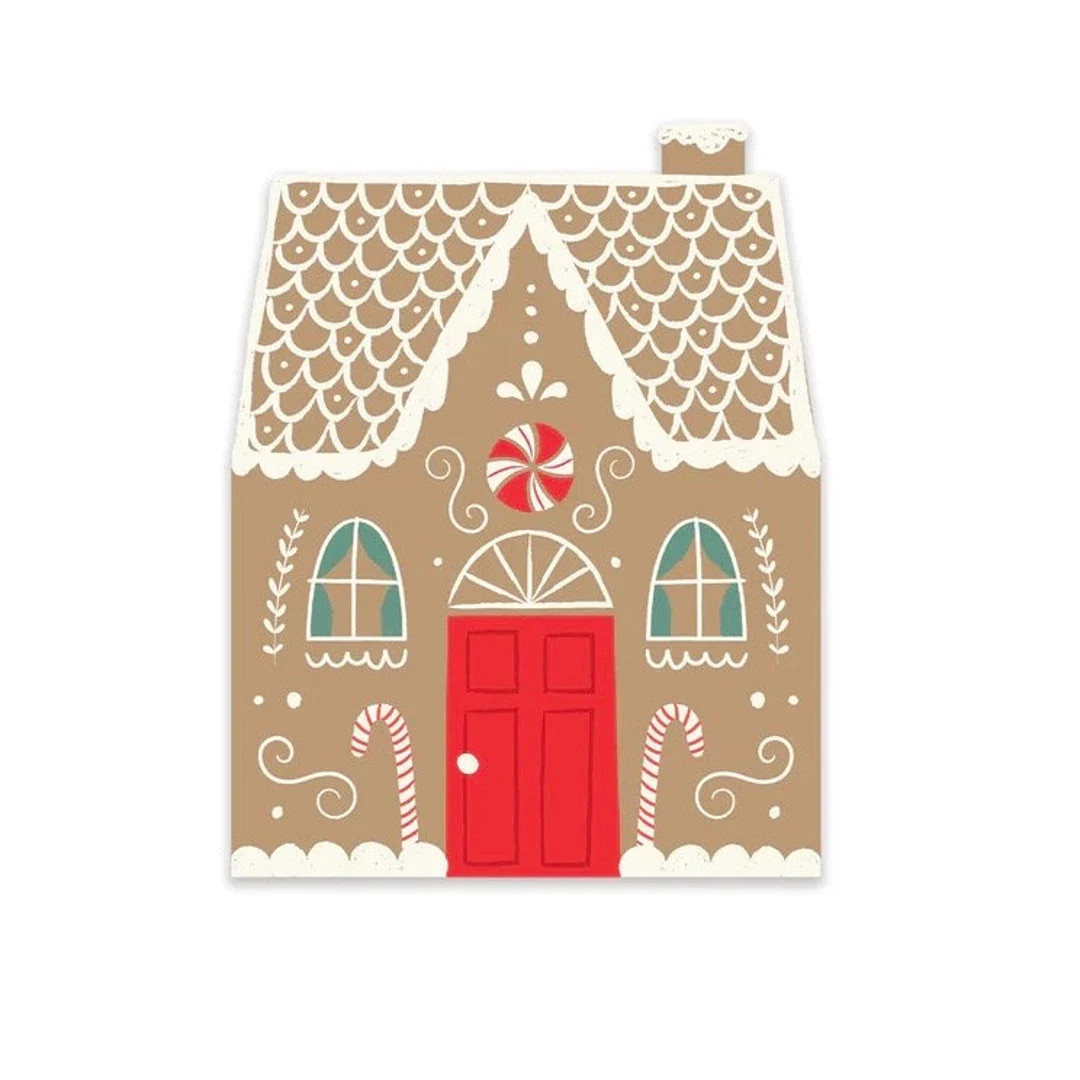 Christmas Gingerbread House Party Napkin Kids Holiday Party - Etsy | Etsy (US)