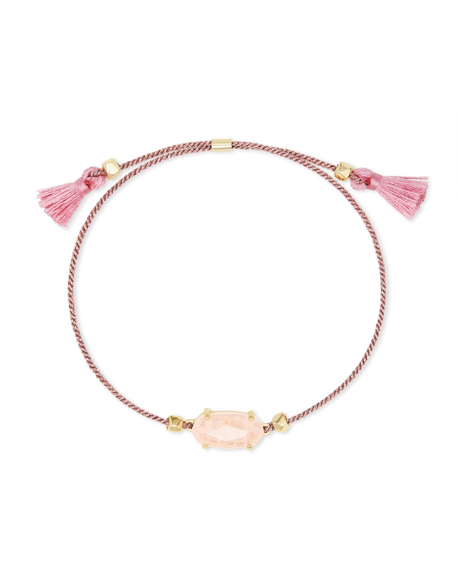 Everlyne Pink Cord Friendship Bracelet in Rose Quartz | Kendra Scott