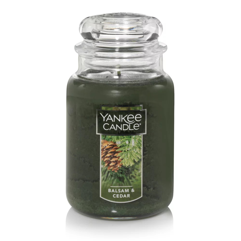 Balsam & Cedar Original Large Jar Candles - Large Jar Candles | Home Fragrance US | Yankee Candle